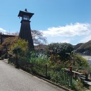 長良川の上有知湊にあります。