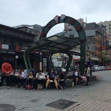 誰も使わない足湯