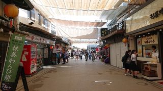宮島の商店街