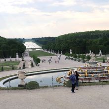 ラトナの噴水前から大運河を眺める
