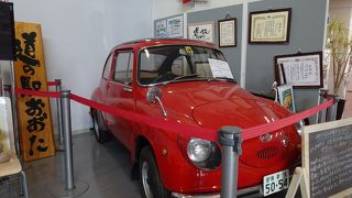 真っ赤なてんとう虫がある道の駅  （道の駅おおた）