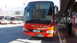 名鉄岐阜駅の前にバスターミナルがあります。