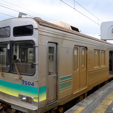 ３０分ほど待って、電車が来ました！