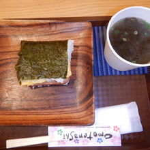 ポークたまごともずくスープ