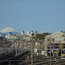 富士山がよく見えました