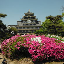 岡山城 天守閣(正面)