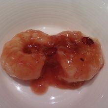 海老のチリソースです。