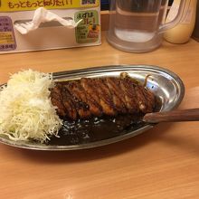 ロースカツカレー中盛