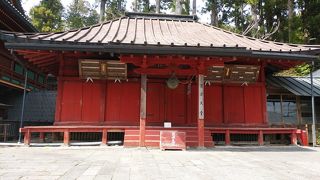 個人の願いを成就する輪王寺最古の建物