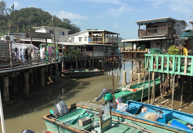 水上家屋の見学