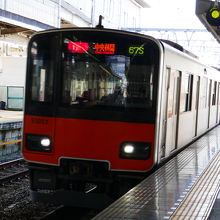 伊勢崎線の電車