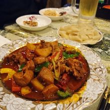 ラム肉の炒め物