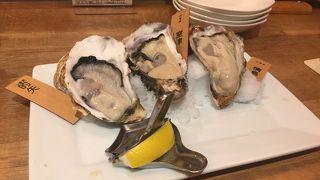 生牡蠣を飲み放題で！