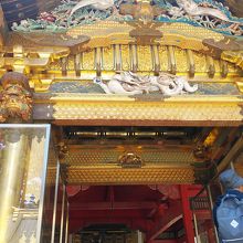 唐門の上部は綺麗でした