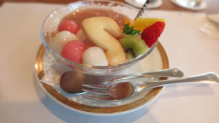 デーザートも美味しいレストラン