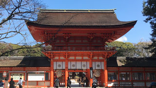 一際目立つ本殿への入り口。