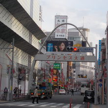 広小路通りからの景観です。