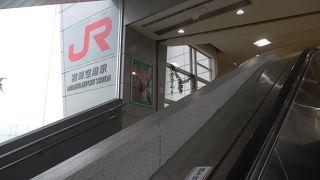 空港に直結したJRの駅です!!