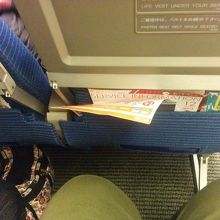 ANA76便新千歳−羽田のシートピッチ