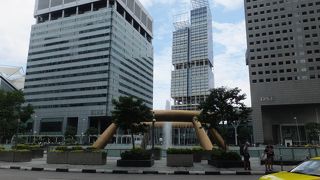 離れ小島なので地下道から