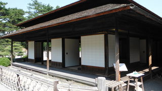 栗林公園の大きな茶室