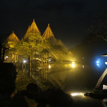 ライトアップがきれい