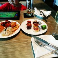 エグゼクティブラウンジにて。