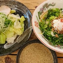 広島つけ麺と担々麺