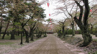 秋田藩主の居城跡地に造られた公園です