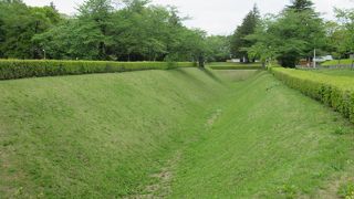 石を使っていない土作りの城