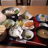 夕食のホタテ御膳