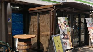 こじんまりとしたパーキングエリア