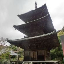 国宝の三重塔です