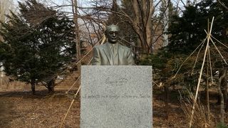 新渡戸稲造の胸像