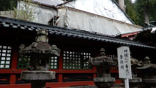 残念ながら工事中でした