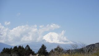 富士山がきれいに見えました