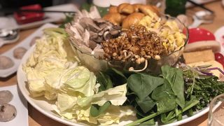 ボリューミーな火鍋！