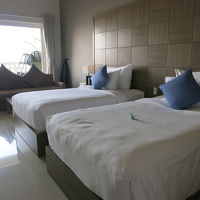 清潔で広々とした部屋