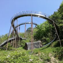 少し大きめな滑り台