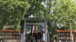 賑わう築地場外市場の先にある