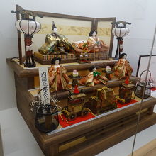ひな人形の展示
