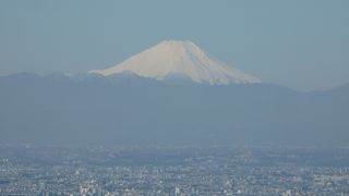 天気の良い日で、富士山がきれいでした