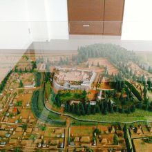 城下町の模型
