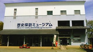 (白石城歴史探訪ミュージアム)　３Dシアターがあり、大坂夏の陣の秘話などを観ることができます