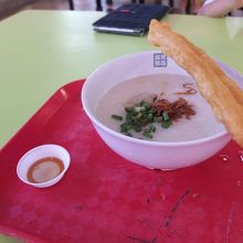 貝柱入りのおかゆ