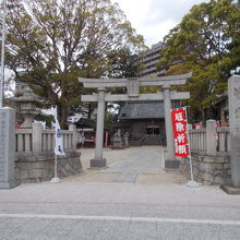 正面の景観です。