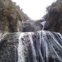 観瀑台の下段から