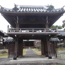 見事な門です。