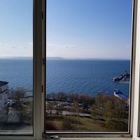 日中の眺望です。