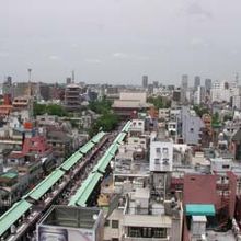 仲見世から浅草寺の山門と本堂